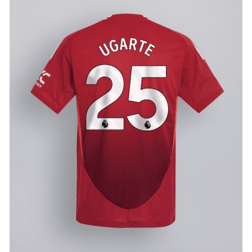 Dres Manchester United Manuel Ugarte #25 Domaci 2024-25 Kratak Rukav